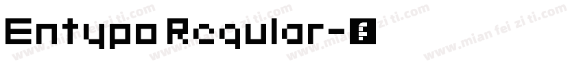 Entypo Regular字体转换